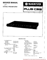 Sanyo PLUS-C55 - Service Manual 